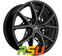 KESKIN WHEELS KT24 THUNDER black secret diamond 8.5Jx19 5x108 ET40