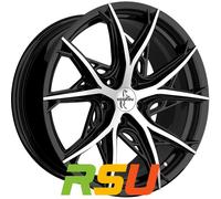 Keskin KT24C Thunder black front polish 8.5x19" ET30 LK5 112 ML 66.6 Alufelge...