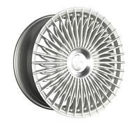 Keskin Keskin KT X1 Exclusive silver front polish 8.5x19 ET35 - LK5/120 ML72.6 Alufelge silber