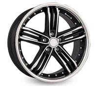 Keskin, KT11 Heaven, 9,5x20 ET45 5x112 66,5, mattschwarz frontpoliert