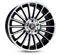 Keskin KT15 Speed Black Front Polish Alufelge 18 Zoll ET45 5x112 ML66,6