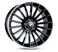 Keskin KT15 Speed Schwarz Randpoliert Alufelge 16 Zoll ET35 4x100 ML63,4