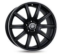 KESKIN WHEELS KT16 DYNAMIC matt black lip polish 8.5Jx19 5x112 ET45