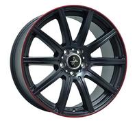 KESKIN WHEELS KT16 DYNAMIC matt black lip red 9.5Jx19 5x112 ET45