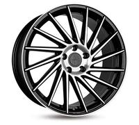 ALUFELGEN KESKIN, KT17 HURRICANE, 8,5X19 ET35 5X120 72,6, BLACK LIP POLISH