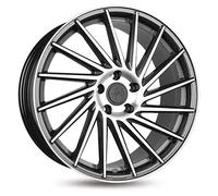 Keskin KT17 Hurricane Palladium Front Polish Alufelge 18 Zoll ET45 5x112 ML72,6