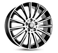 Keskin KT18 9.5JX20 5/120 ET35 72.6 BLACK FRONT POLISH Alufelge