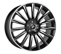 17 Zoll KESKIN KT18 5x120 ET35 Alufelgen MATT BLACK LIP POLISH