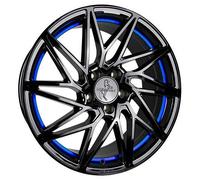 Keskin, KT20 Future, 8x18 ET30 5x112 72,6, black painted blue inside