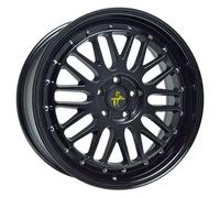 18 Zoll KESKIN KT22 5x100 ET30 Alufelgen MATT BLACK PAINTED