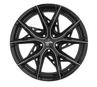 KESKIN WHEELS KT24 THUNDER black secret diamond 8.5Jx19 5x108 ET40