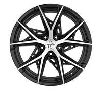 Keskin KT24C Thunder Black Front Polish Alufelge 19 Zoll ET35 5x114,3 ML72,6