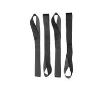 kesurpae Schwarze, robuste Ladungsgurte für Roller und Motorradanhänger, zuverlässige, weiche Schlaufen, Spanngurte, leicht zu verpacken (5 Stück), geeignet für Anhängerbetrieb, ATV, UTV und Motorrad,