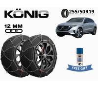 Ketten Schnee Konig 12MM XG12PRO Gr 255 255/50R19 für Mercedes Eqc 19-23+