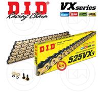DID Unisex-Adult 525VX3GB/110N Antriebskette, Gold & Schwarz, Taglia unica