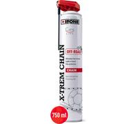 IPONE - X-Trem Chain Off-Road Kettenspray für Geländemotorräder - 750ml Sprühflasche mit Spezial-Zerstäuberkopf - Schmutzabweisend - Beweglicher Präzisions-Sprühkopf