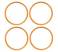 KEuLen Felgenschutzringe, Leichtmetallfelgen Schutz, Hochfestes Nylonmaterial, reibungsbeständig, Kratzfest, Radschutzring(Orange,20in)