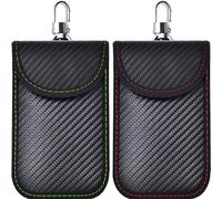 Keyless Go Schutz Autoschlüssel Taschen 2er Pack Signalblockierung