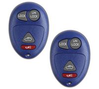 KeylessOption Keyless Entry Fernbedienung für Autoschlüssel, Ersatz für L2C0007T, Blau, 2 Stück