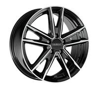 1x DEZENT DEZENT KF DARK ECE black polished 7.0Jx18 5x112 ET45