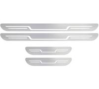 KFBJM 4 Stück Auto Edelstahl Einstiegsleisten Schutz für Skoda Elroq 2024 2025, Willkommenspedal Einstiegsleiste Kratzfeste Schritt Schutz Zubehör,C
