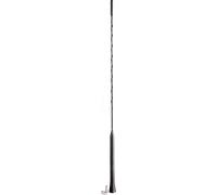 Alu Auto Design 16V schwarz Antenne Kurzstabantenne Dachantenne 400mm universal