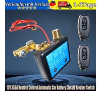 KFZ Auto Batterie Trennschalter Stromschalter Isolator mit 2Fernbedienung-12V