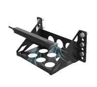 Kfz-Batteriehalter - Gehäuseplattform aus Stahl, Batterieplatte im Motorraum, Basis für Fahrzeug-Stromversorgungseinheit, rostfreies Rahmendesign | Batteriehalter aus dickem Stahl, universelle Montage