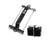 KFZ Batteriehalter Montagestange | Verstellbare Stahl-Traverse mit kompakten Verriegelungsbolzen | KFZ Power Zelle Befestigungszubehör für Auto