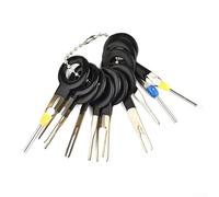 Kfz-Drahtklemmen-Ausdreher-Set, 11-teilig, Edelstahl, zum Entfernen von Crimpverbindern bei 0,8 mm, 1 mm, 1,2 mm, 1,4 mm, 2 mm, 3 mm, 4,5 mm, 6 mm Teilung