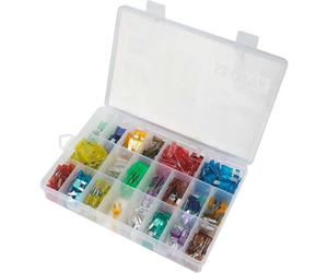 KFZ Flachsicherungen Set Standard & Mini – 180-teilig