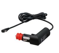 Kfz-Ladekabel mit Mini USB Stecker (gewinkelt)
