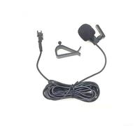Kfz-Mikrofon für CD-Player, Freisprecheinrichtung, externes Mikrofon mit 3,5 mm und 2,5 mm Anschlussklemme, 3 m Kabel, Schwarz