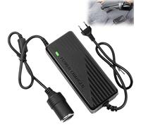 KFZ Netzadapter, 220v auf 12V Spannungswandler 15A 180W Netzteil Zigarettenanzünder Wechselrichter Netzteil Adapter Stromwandler mit Zigarettenanzünder für Autokühlschränke Reifenfüller Kühlschränke