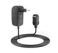 KFZ Netzadapter Spannungswandler, 12V 3A Auto Adapter Zigarettenanzünder Steckdose Spannungswandler 220v auf 12v Netzteil Adapter Stromwandler für Auto-Kühlbox Luftpumpe Autostaubsauger