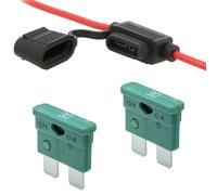 KFZ Sicherungshalter 12V 4,0mm² 12AWG bis 30A WASSERDICHT Standardsicherung MTA