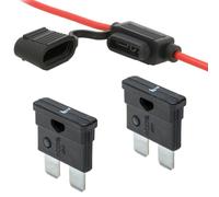 KFZ Sicherungshalter 12V 4,0mm² 12AWG bis 30A WASSERDICHT Standardsicherung MTA