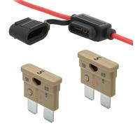 KFZ Sicherungshalter 12V 4,0mm² 12AWG bis 30A WASSERDICHT Standardsicherung MTA
