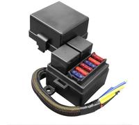 KFZ Sicherungskasten 12-24V für Auto Schiff LKW | Vorverdrahtetes für System, spart Installationszeit, enthält 2 für relais und 6 Sicherungen, einsatzbereit