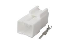 Kfz-Steckverbinder-Set, 6-polig, Serie 2,2 mm, Stecker oder Buchse mit Klemmen für Kfz-Kabelbaum (2 Sets) (Male)