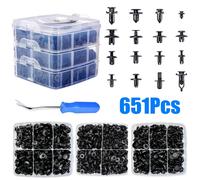 Kfz Werkzeug 1211tlg,Auto Befestigung Clips,Türverkleidung Klammern Stoßstangen