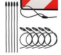 KHDULQ Gepäckspanner Spanngurte,10 Stück Gummispanner für Warntafel Italien Fahrradträger Nummernschild Fahrradträger Spanngurtaufroller 50cm Befestigungsgurt Zurrgurt Multifunktional Einstellbare