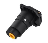 KHIronHive Rasenmäher-Zubehör, 7-polig, Wohnmobil-Klingen-Anhänger-Kabelbaum-Anschluss, LKW-Fahrzeugseitige Buchse mit gefederter Abdeckung für sicheren, feuchtigkeitsbeständigen Abschlepp-Ersatz