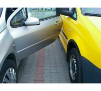 KIA RIO Türkantenschutz Chrom Kanten Schutz mit Kleber 2 Stück x 100Cm