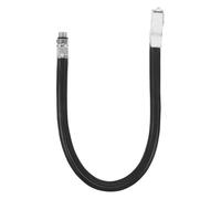 Kichvoe Aufblasbarer Reifenfüllschlauch 9,5mm Ventilverlängerung aus Metall und Gummi für Auto Motorrad Kompressor