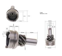 Kickstarter Mitnehmerritzel 15,5mm für Peugeot Ludix 50 AC