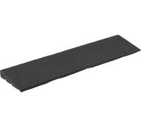 Terrasoft Bordsteinrampe 100x25x4,5 cm Auffahrrampe Rollstuhlrampe Gummi Rampe