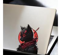 Killer-Schwarze-Katze-Aufkleber Selbstklebend Sonnenschutz für Fenster Gepäck