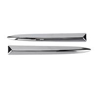 KIMISS Frontstoßstangen-Zierleiste, 735455041 Auto-Frontstoßstangen-Oberes Zierleisten-Chrom-Zierleiste, Linke und Rechte Stoßstangen-Zierleiste, Ersatz für 500 2007-2015