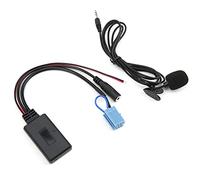 KIMISS High-Fidelity-AUX-Kabeladapter mit Mikrofon, Freisprecheinrichtung, Ersatz für Smart Fortwo 450 Radio - 5.0 mit Geringer Latenz